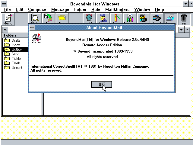 BeyondMail 2.0c - About